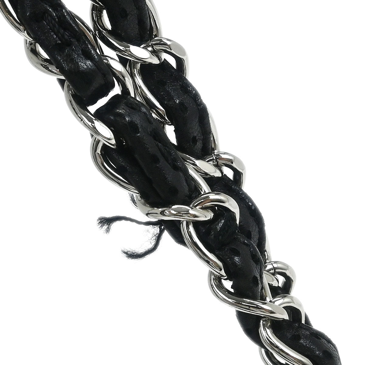 Chanel Black Perforated Lambskin East West Shoulder Bag