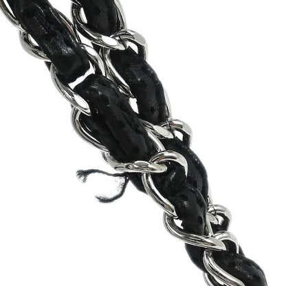 Chanel Black Perforated Lambskin East West Shoulder Bag