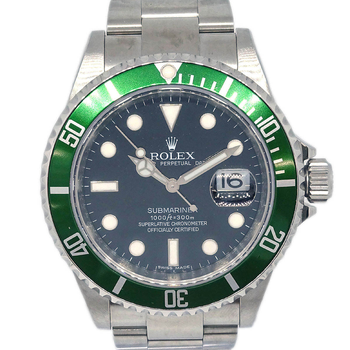 Rolex Submariner Date Kermit Ref.16610LV Self-winding Watch SS