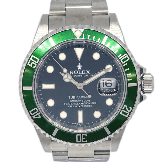 Rolex Submariner Date Kermit Ref.16610LV Self-winding Watch SS