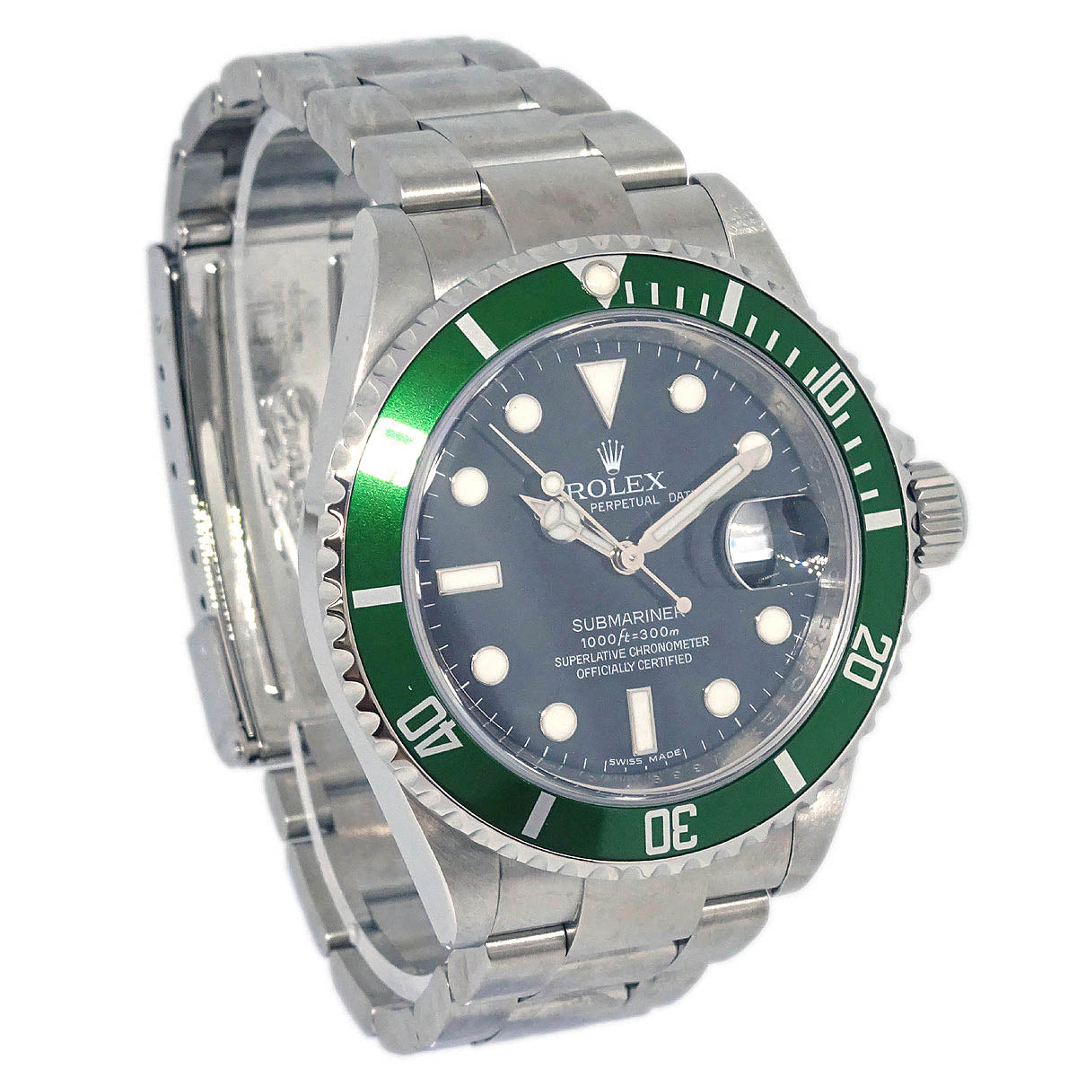 Rolex Submariner Date Kermit Ref.16610LV Self-winding Watch SS