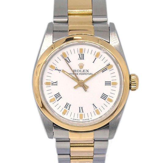 Rolex Oyster Perpetual 31mm Ref.67483 Self-winding Watch 18K SS