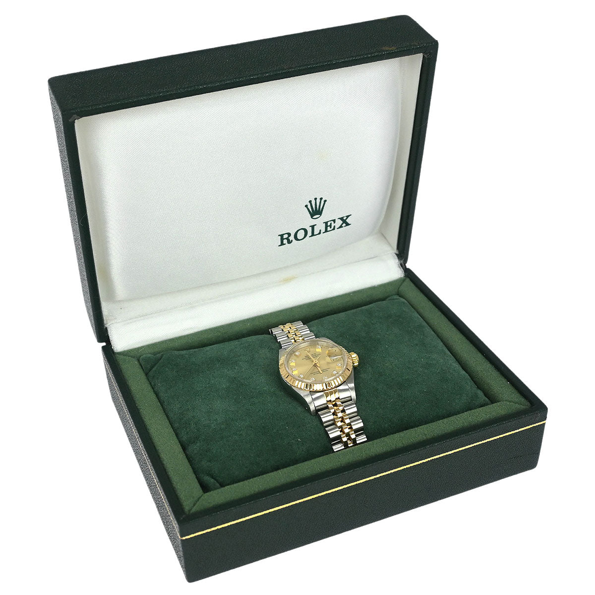 Rolex Oyster Perpetual Datejust 26mm Ref.69173G Watch 18KYG SS Diamond