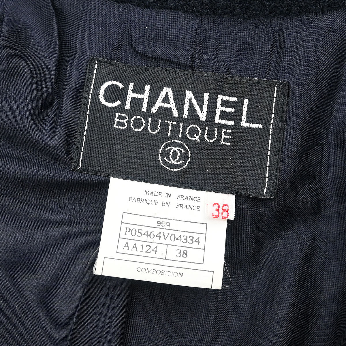 Chanel 1995 Jacket Black #38