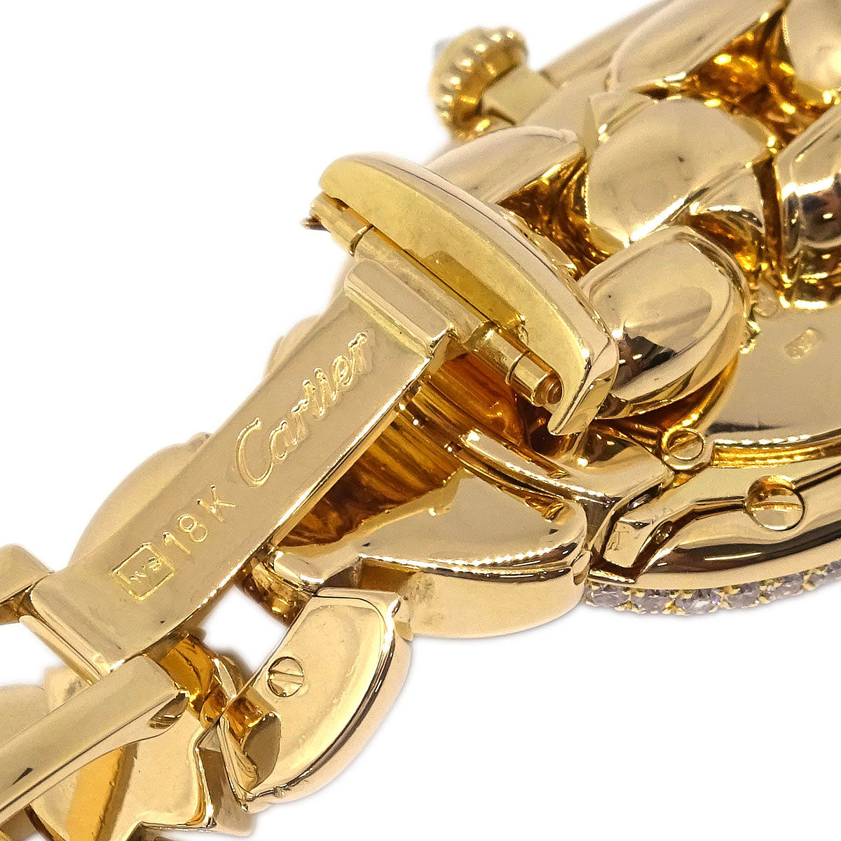 Cartier Baignoire Ref.1950 Quartz Watch 18KYG Diamond