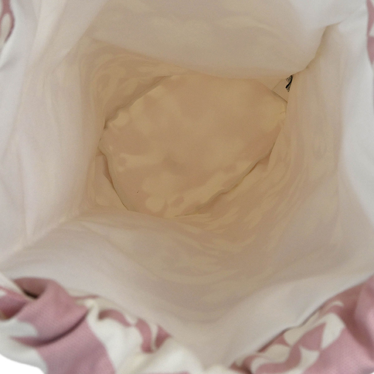 Chanel Pink Canvas Drawstring Shoulder Bag