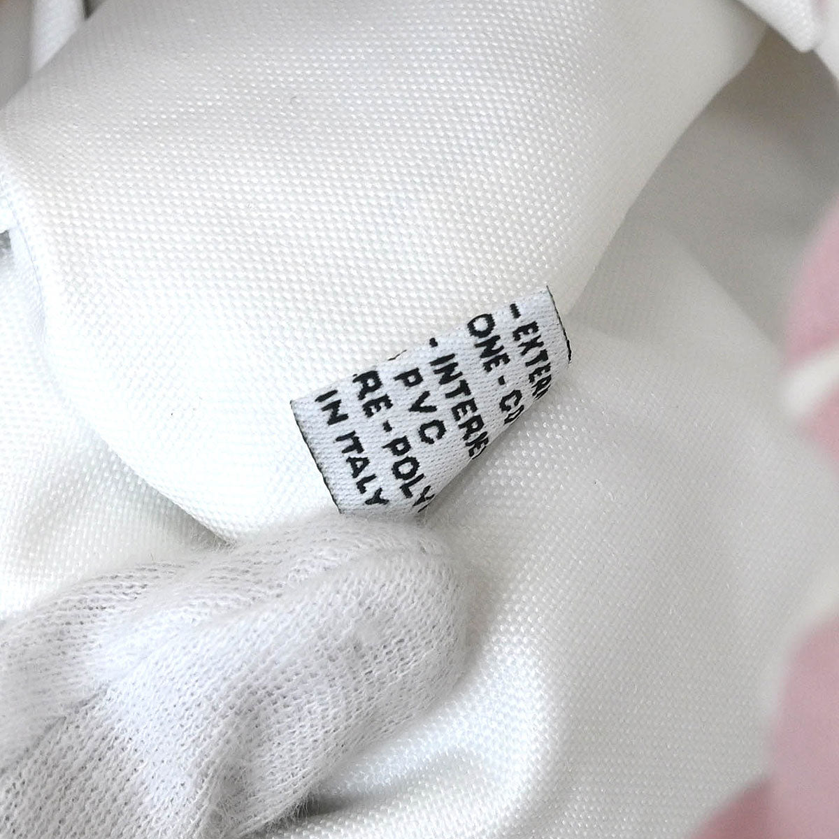 Chanel Pink Canvas Drawstring Shoulder Bag