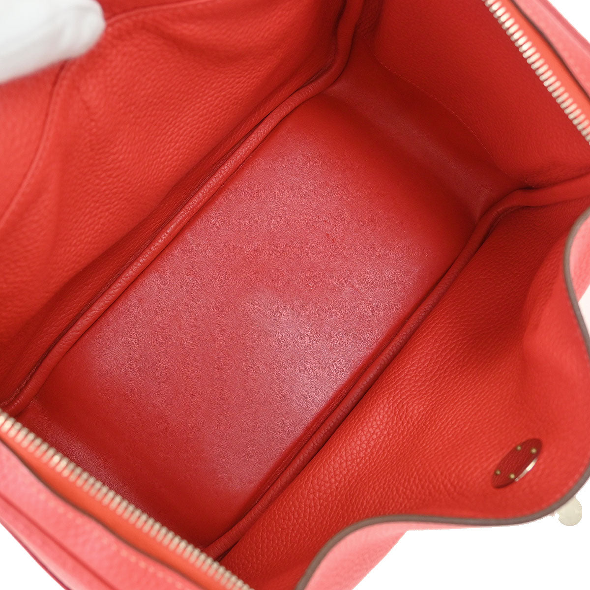 Hermes Bougainvillier Taurillon Clemence Lindy 30 Shoulder Bag