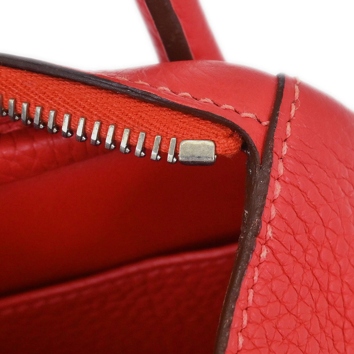 Hermes Bougainvillier Taurillon Clemence Lindy 30 Shoulder Bag