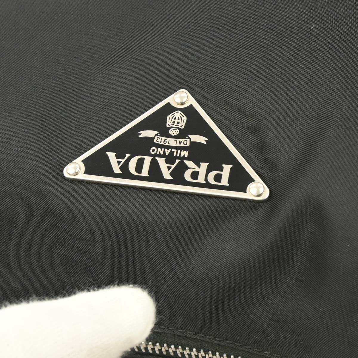 Prada Black Nylon Handbag