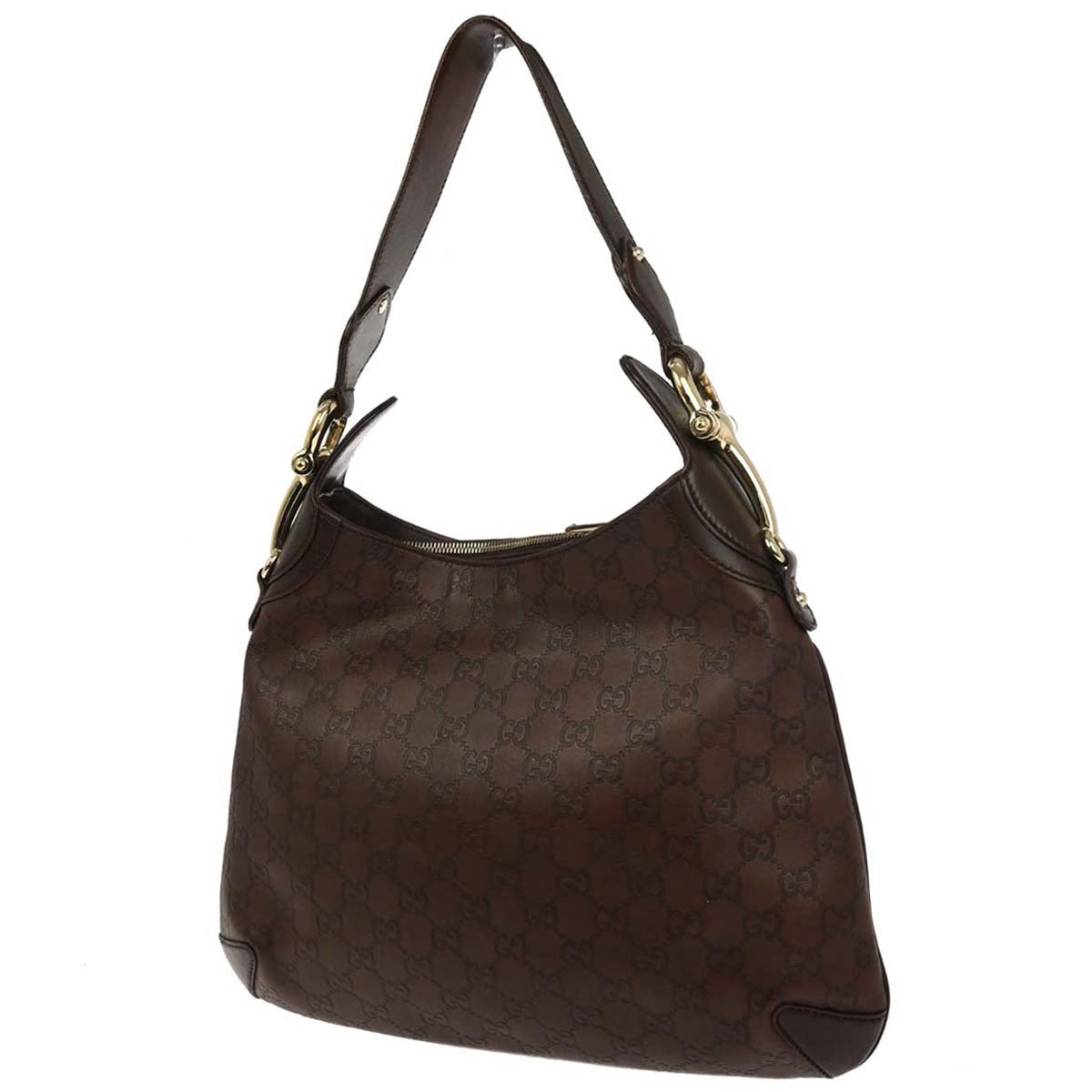 Gucci Brown Guccissima Hobo Handbag