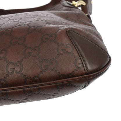 Gucci Brown Guccissima Hobo Handbag