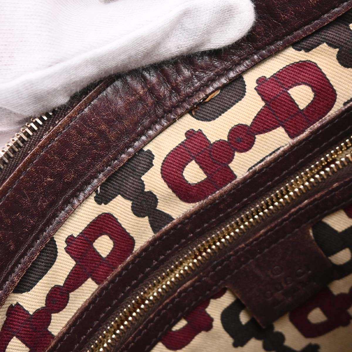 Gucci Brown Guccissima Hobo Handbag