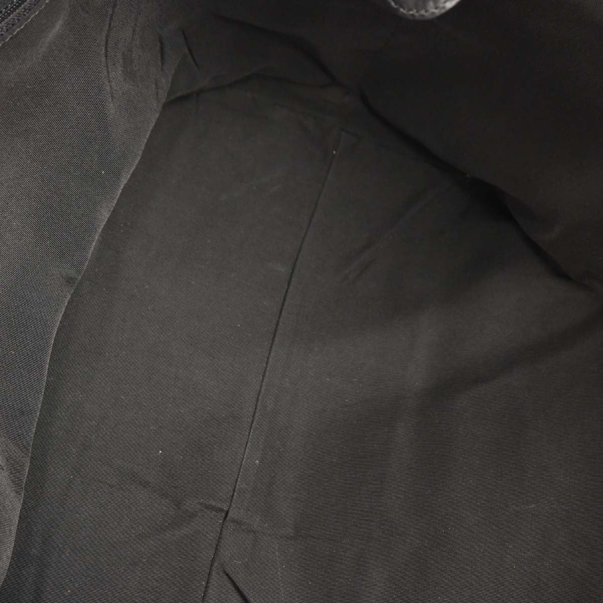 Chanel Black Lambskin Chevron Duffle Handbag