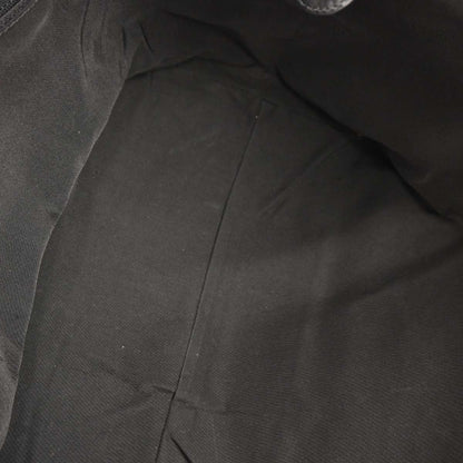 Chanel Black Lambskin Chevron Duffle Handbag