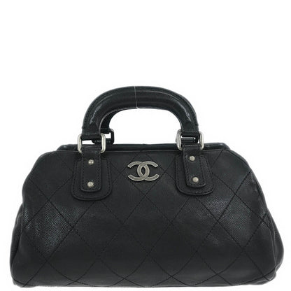 Chanel 2005-2006 Black Caviar Wild Stitch Handbag