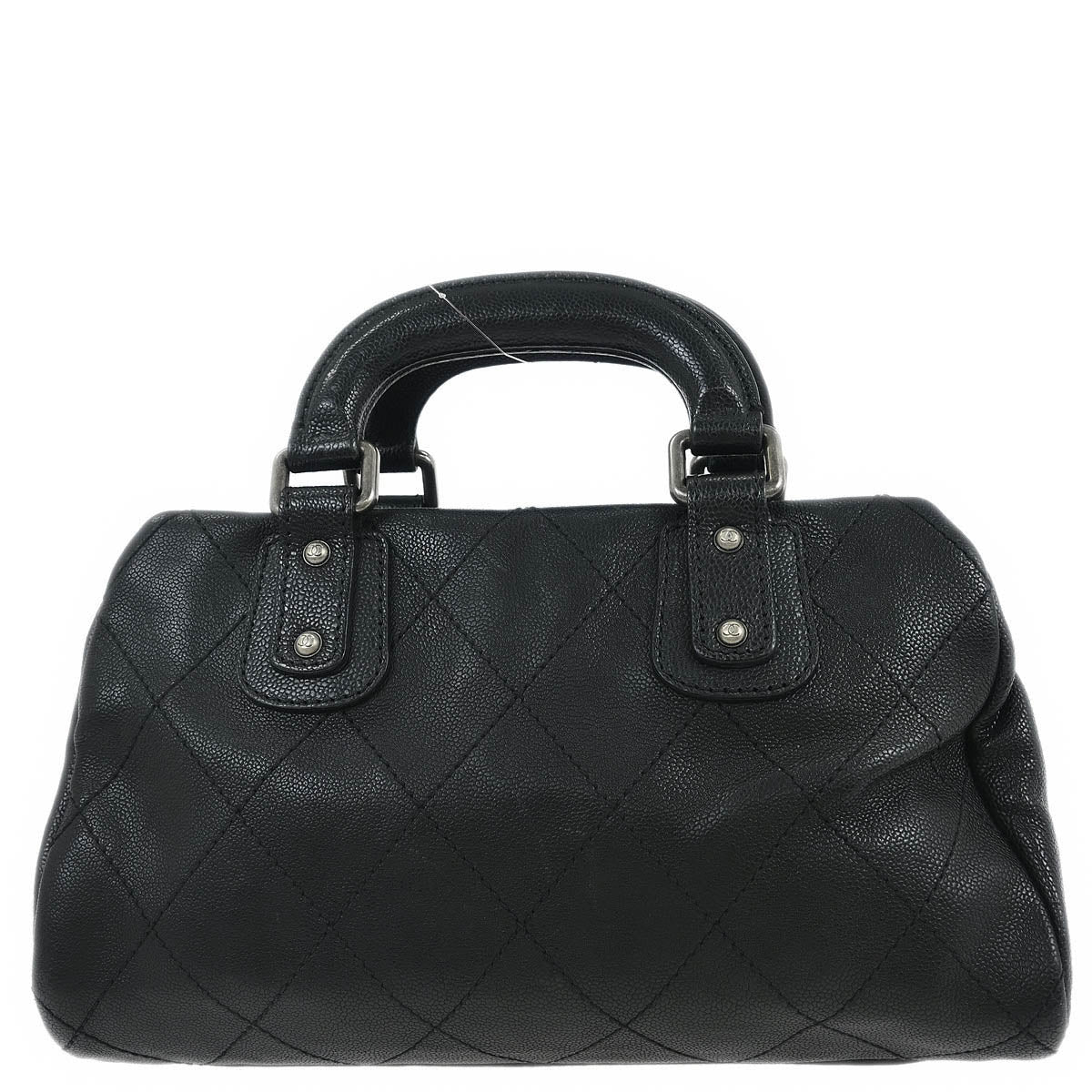 Chanel 2005-2006 Black Caviar Wild Stitch Handbag