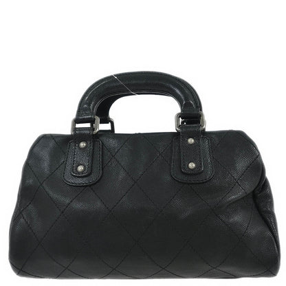 Chanel 2005-2006 Black Caviar Wild Stitch Handbag