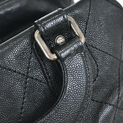 Chanel 2005-2006 Black Caviar Wild Stitch Handbag