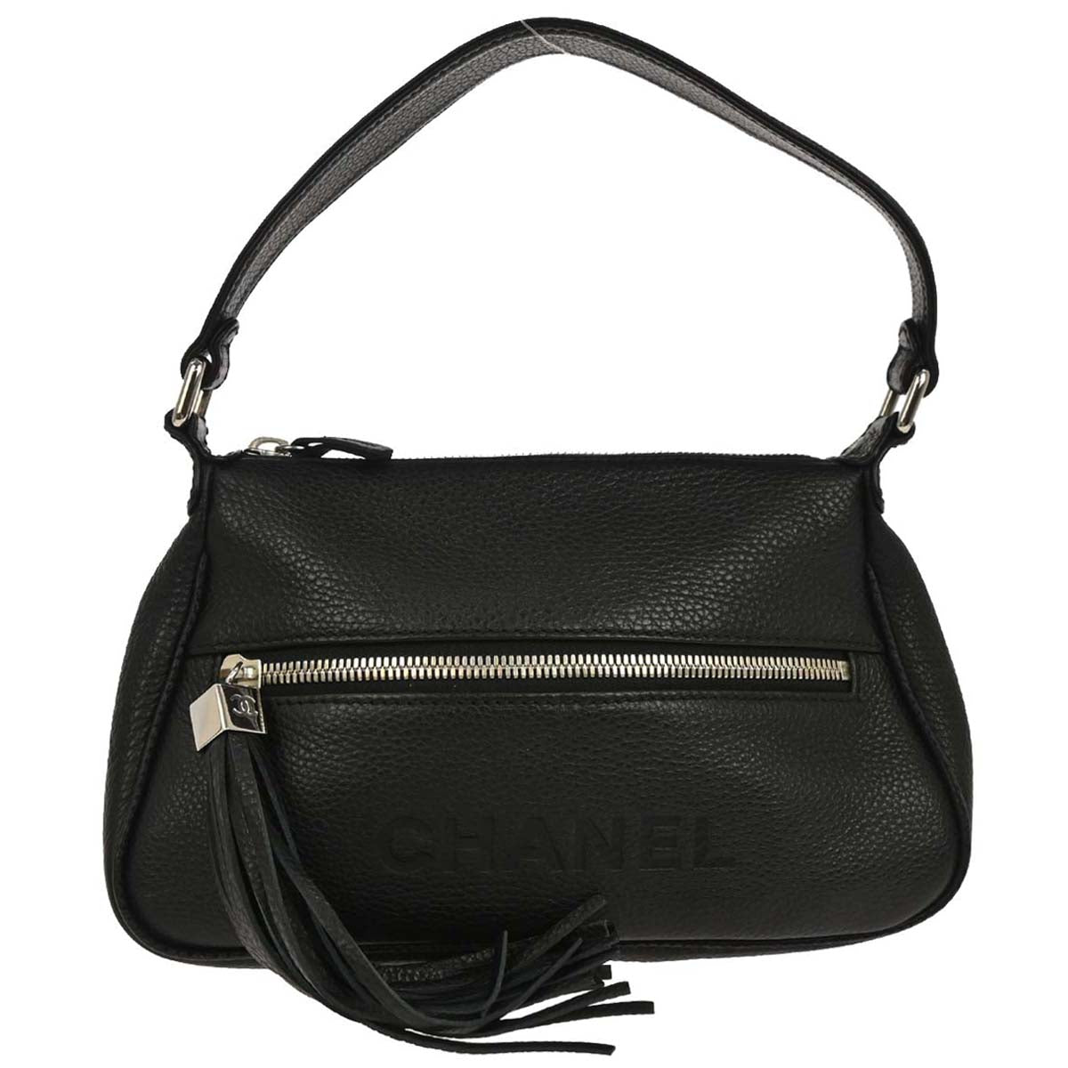 Chanel 2003-2004 Black Calfskin Handbag