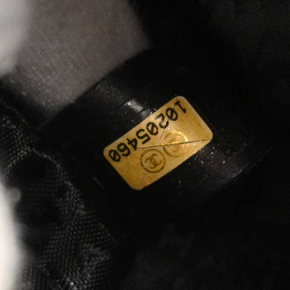 Chanel Black Caviar Choco Bar Tote Handbag