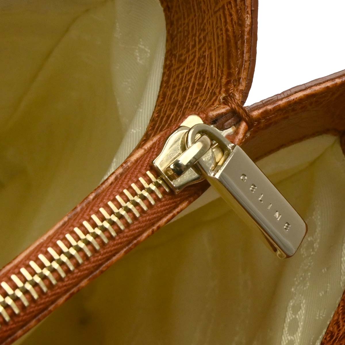 Celine * Beige Canvas Macadam Tote Handbag