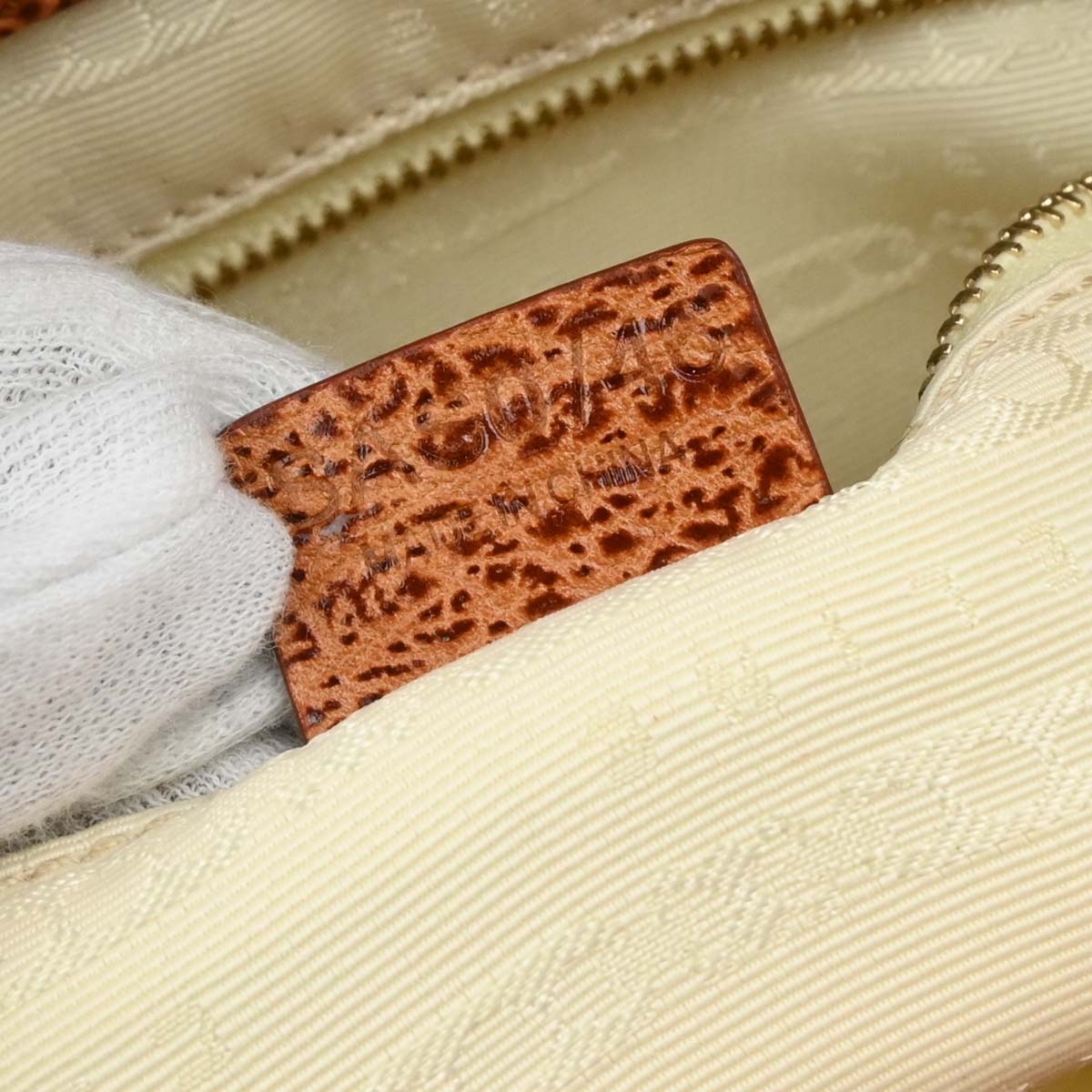 Celine * Beige Canvas Macadam Tote Handbag