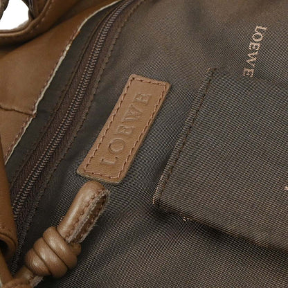 Loewe Brown Lambskin Nappa Aire Tote Handbag