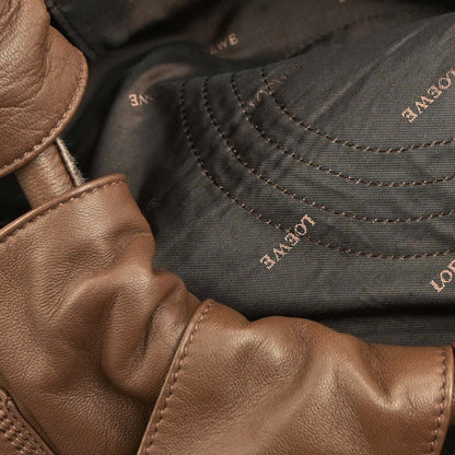 Loewe Brown Lambskin Nappa Aire Tote Handbag