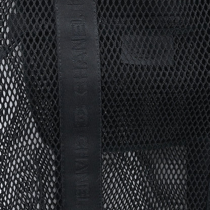 Chanel Black Nylon Sport Line Mesh Tote Handbag