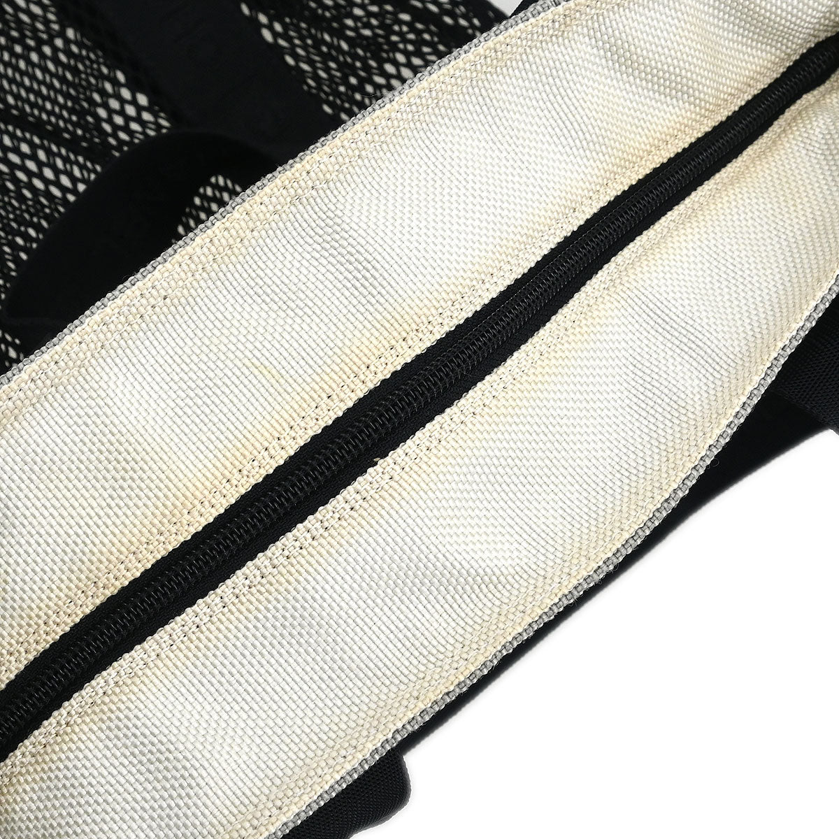 Chanel Black Nylon Sport Line Mesh Tote Handbag