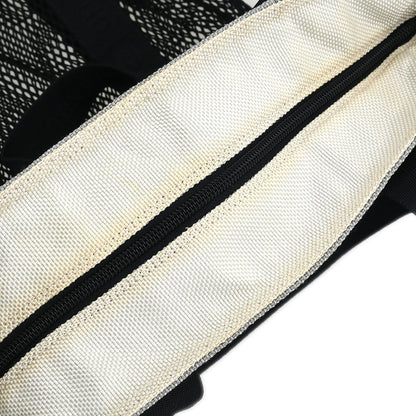 Chanel Black Nylon Sport Line Mesh Tote Handbag