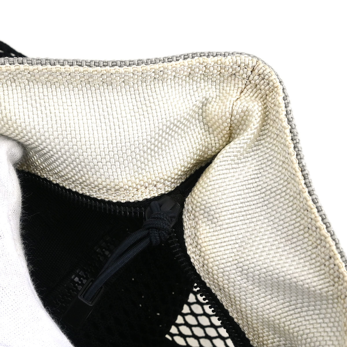 Chanel Black Nylon Sport Line Mesh Tote Handbag