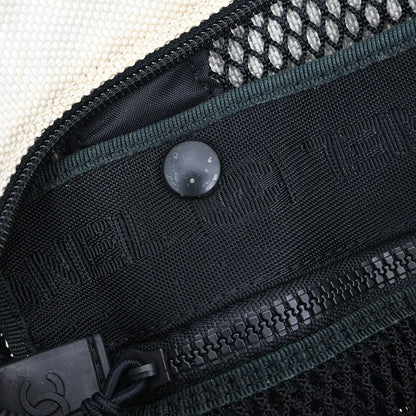 Chanel Black Nylon Sport Line Mesh Tote Handbag