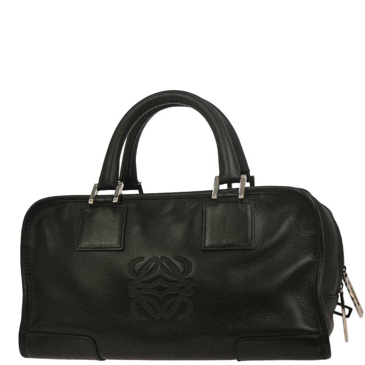 Loewe Black Leather Amazona 28 Handbag