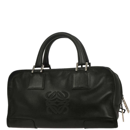 Loewe Black Leather Amazona 28 Handbag