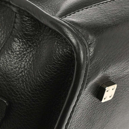 Loewe Black Leather Amazona 28 Handbag