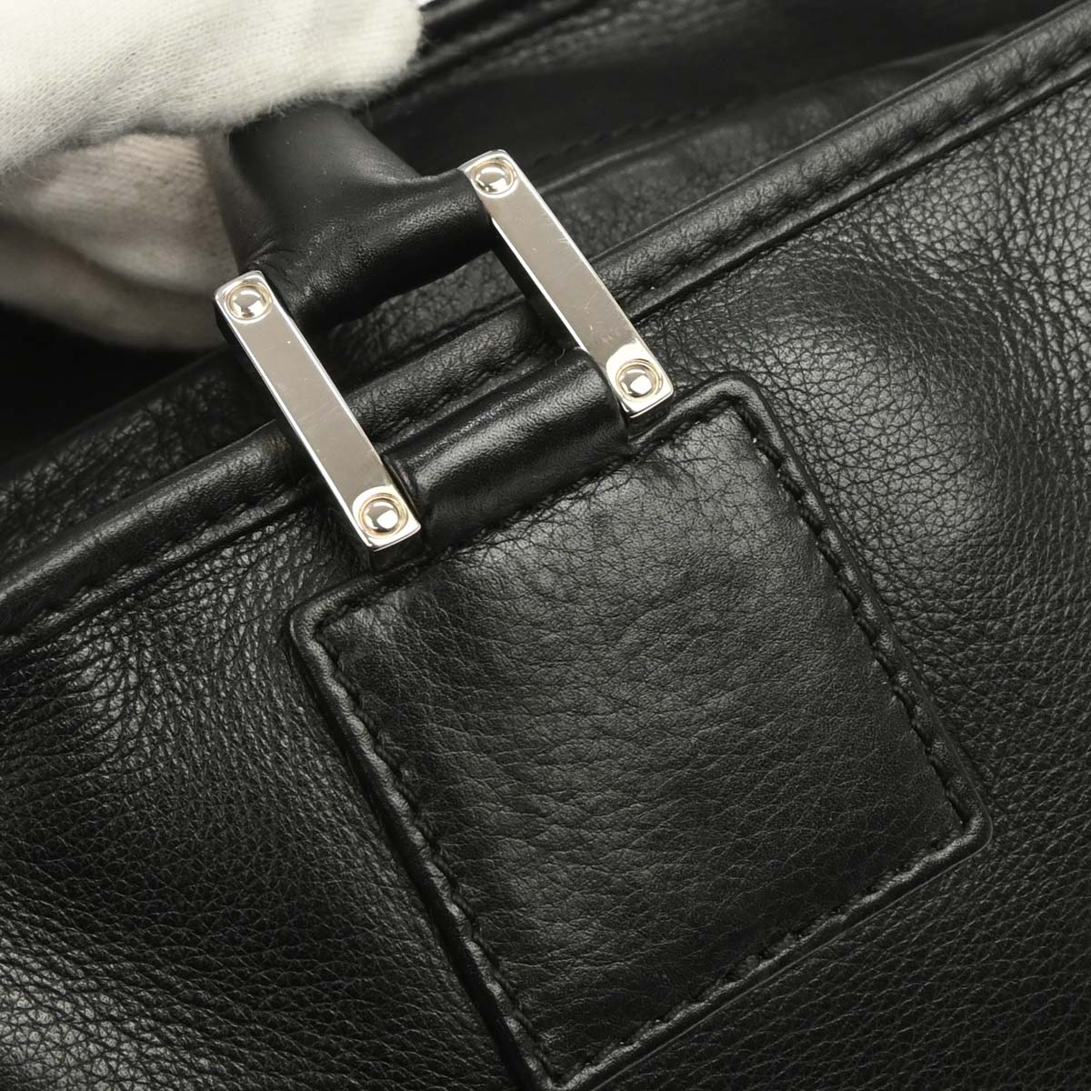 Loewe Black Leather Amazona 28 Handbag