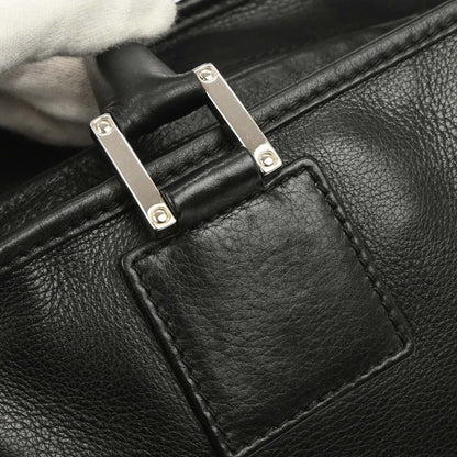 Loewe Black Leather Amazona 28 Handbag