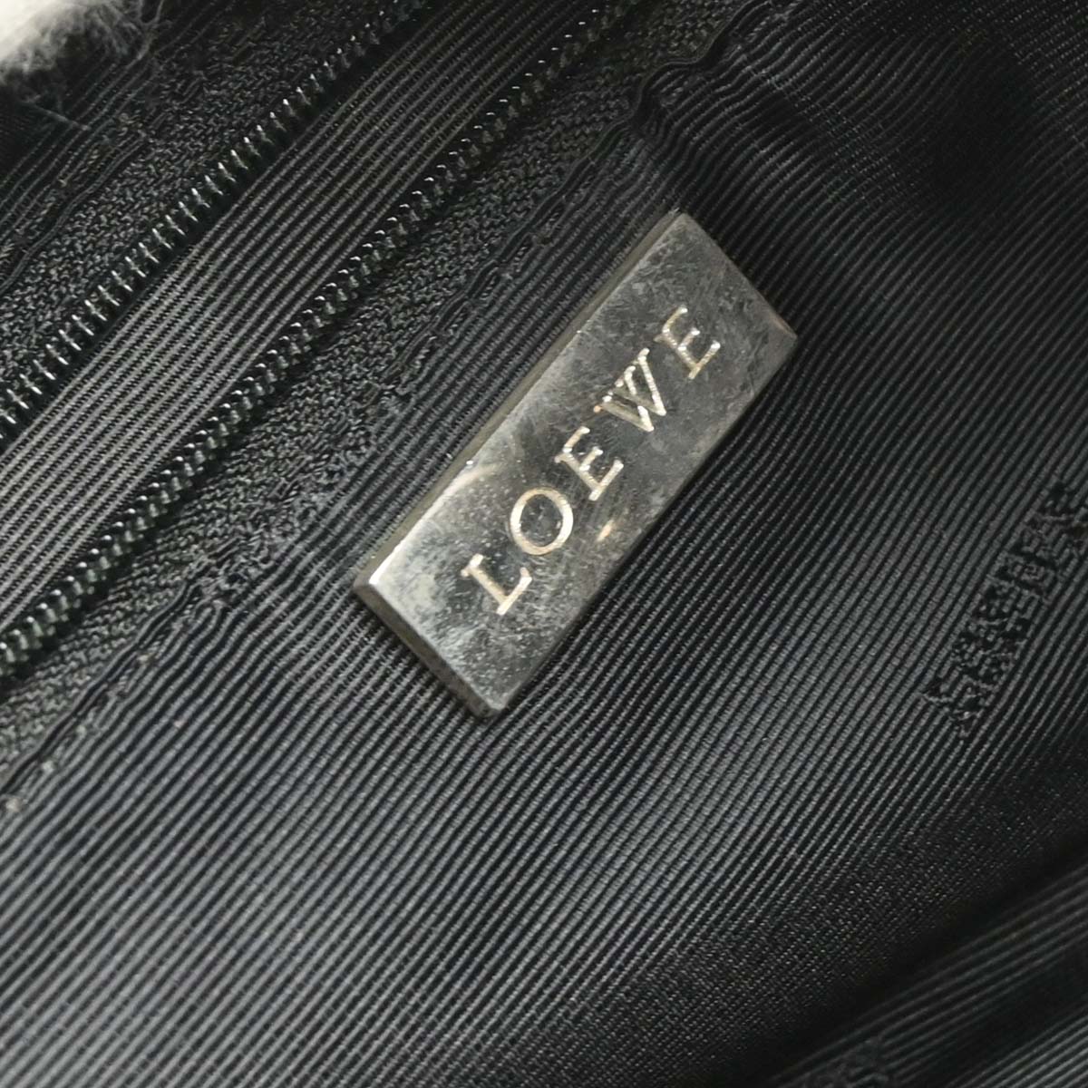 Loewe Black Leather Amazona 28 Handbag