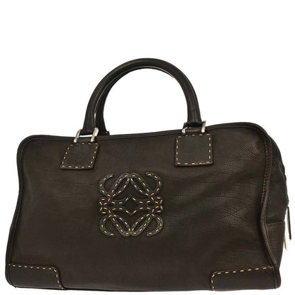 Loewe Brown Leather Amazona 36 Handbag