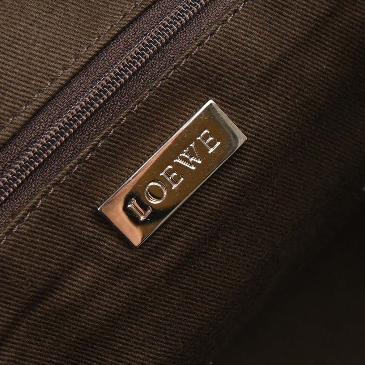 Loewe Brown Leather Amazona 36 Handbag