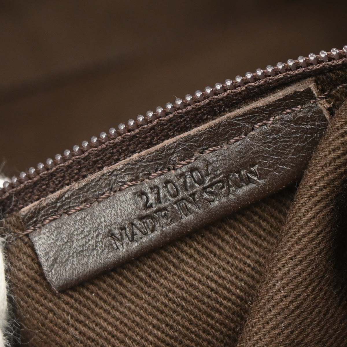 Loewe Brown Leather Amazona 36 Handbag