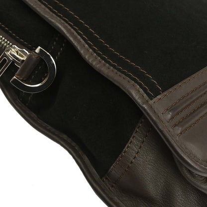 Loewe Black Suede Amazona Handbag