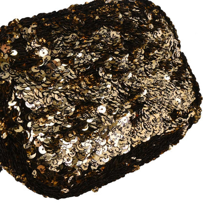 Louis Vuitton 2019 Gold Black Mini Noe Rococo All Sequin Bag