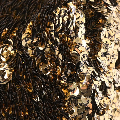 Louis Vuitton 2019 Gold Black Mini Noe Rococo All Sequin Bag