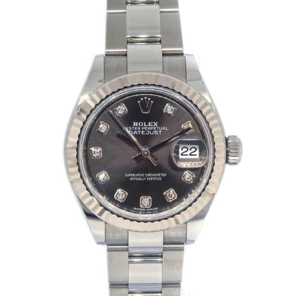 Rolex Oyster Perpetual Datejust 28mm Ref.279174G Watch SS Diamond