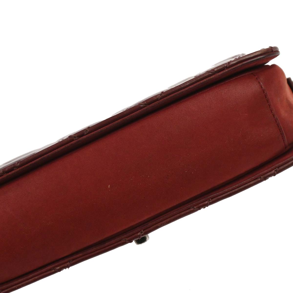 Chanel 2016-2017 Bordeaux Calfskin Day Trip Flap Shoulder Bag