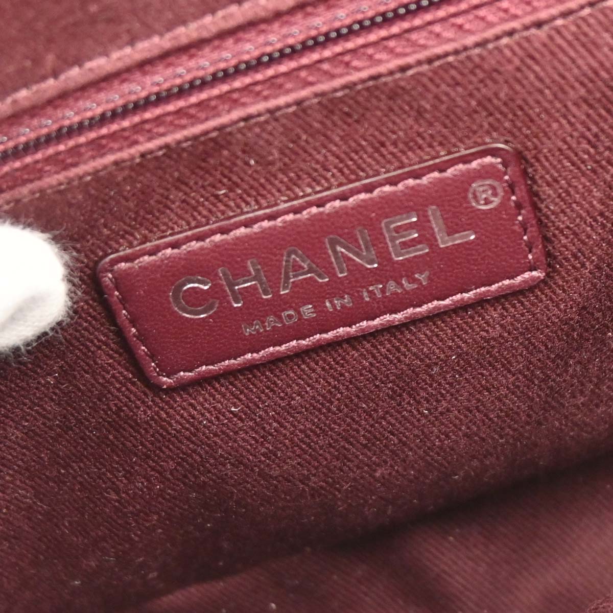 Chanel 2016-2017 Bordeaux Calfskin Day Trip Flap Shoulder Bag