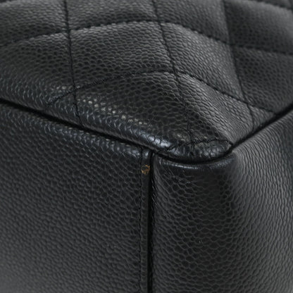 Chanel 2013-2014 Black Caviar Tote Chain Handbag